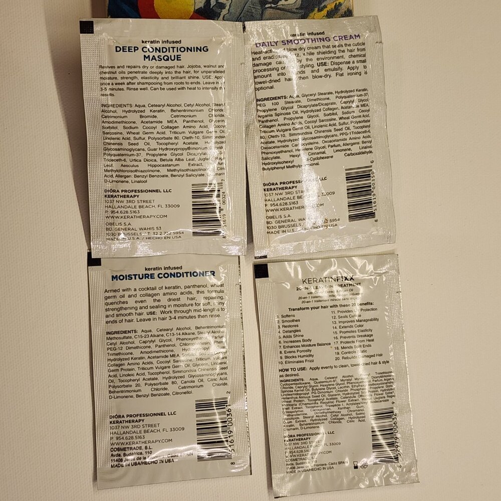 4pc Keratherapy Conditioning/Masque/Styling Cream/Leave In Bundle - Picture 4 of 4